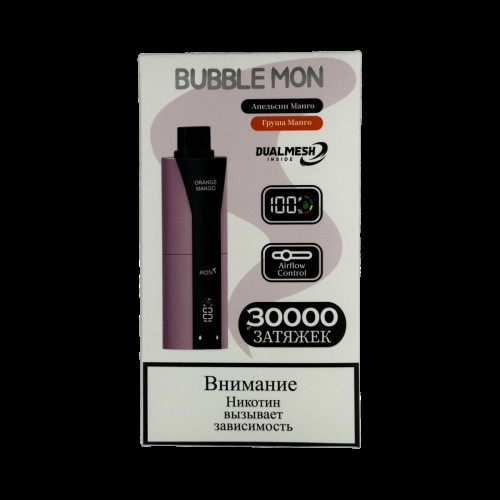 BUBBLE MON BOOSTER DUBLE 30000 Апельсин манго / груша манго 2%
