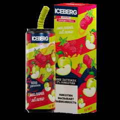 Электронная сигарета ICEBERG XXL 6000 Малина Яблоко