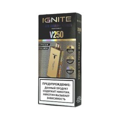 Электронная сигарета Ignite V250 Gold 25000 - Black Currant Needles (Черная смородина хвоя)