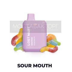 Электронная сигарета LOST MARY BM5000 Sour Mouth (Лост Мери Кислый Взрыв)