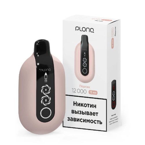 Электронная сигарета PLONQ ULTRA 12000 затяжек Персик