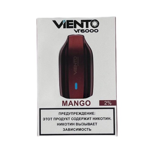 Электронная сигарета Viento VT 6000 - Манго (Mango)