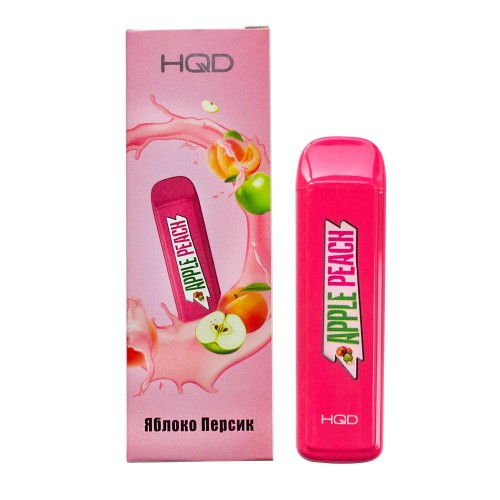 HQD Mega Apple Peach (HQD Мега Яблоко Персик)