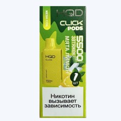 Картридж HQD Click Lemon Mint (Мята Лимон)