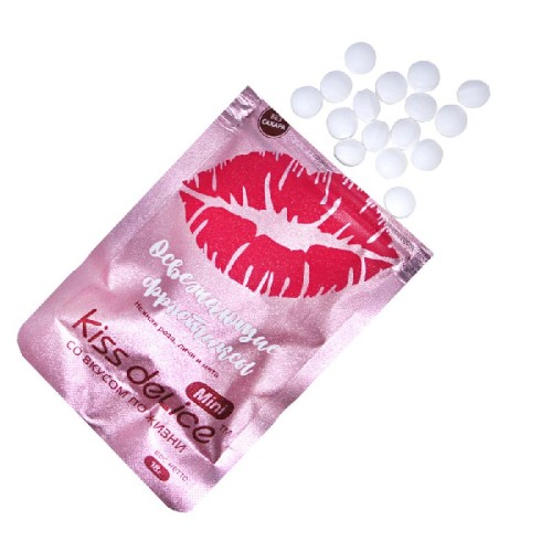Леденцы Kiss Delice Mini - Роза, личи и мята